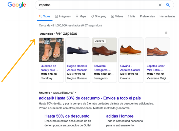 Campañas Google Shopping