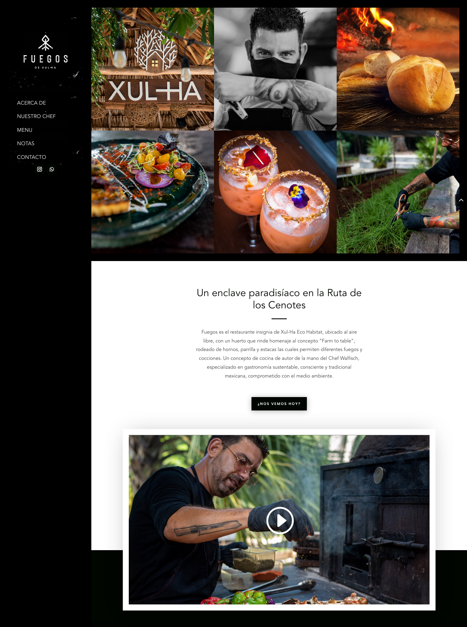 Fuegos de Xul-Ha Restaurante (Cliente desarrollo Web)